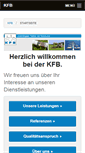 Mobile Screenshot of kfb-reuth.de