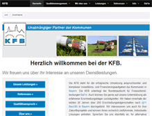 Tablet Screenshot of kfb-reuth.de